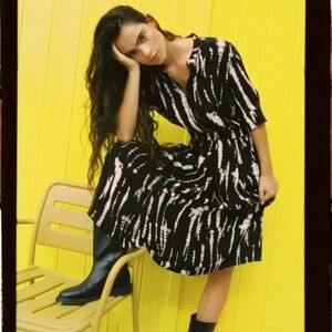 Scotch & Soda Tie Dye Midi Dress